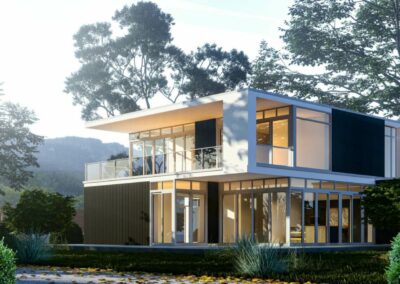 Conception 3D d'une villa